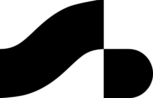 Salesbuildr icon logo, black