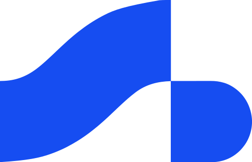 Salesbuildr icon logo, blue