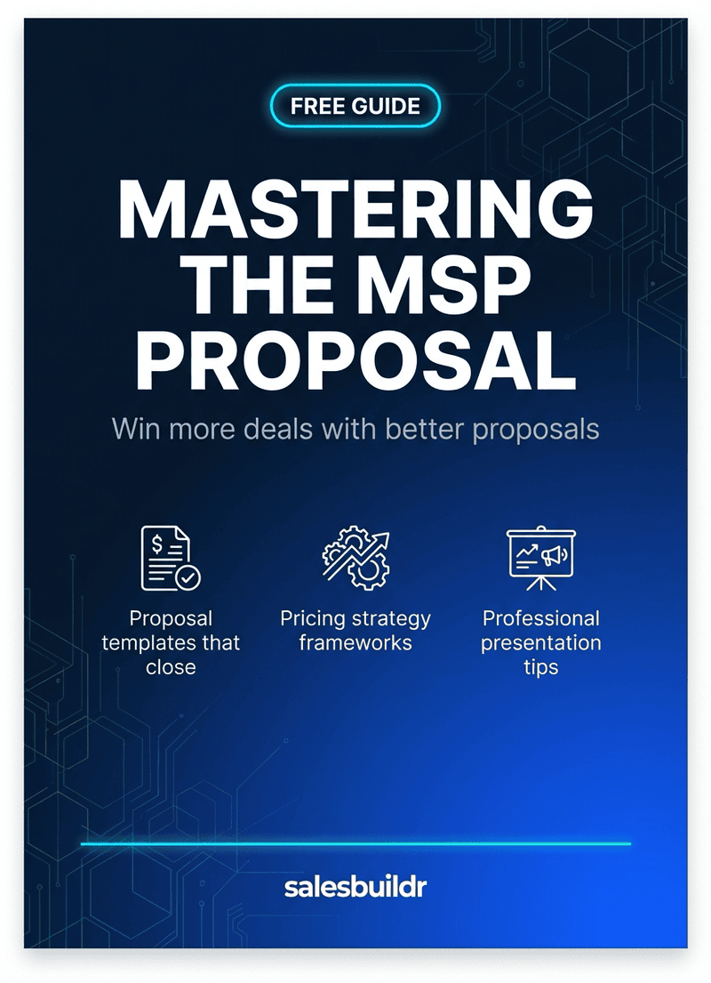 Mastering the MSP Sales Proposal Guide cover