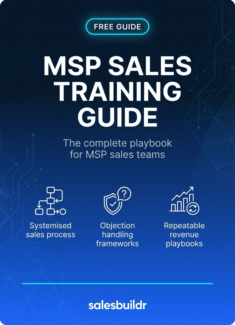 MSP Sales Training Guide cover