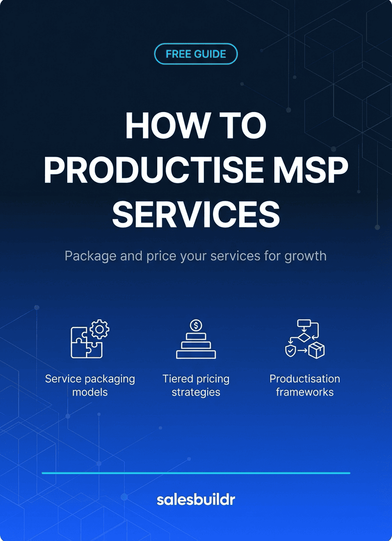 MSP Service Productization Guide cover
