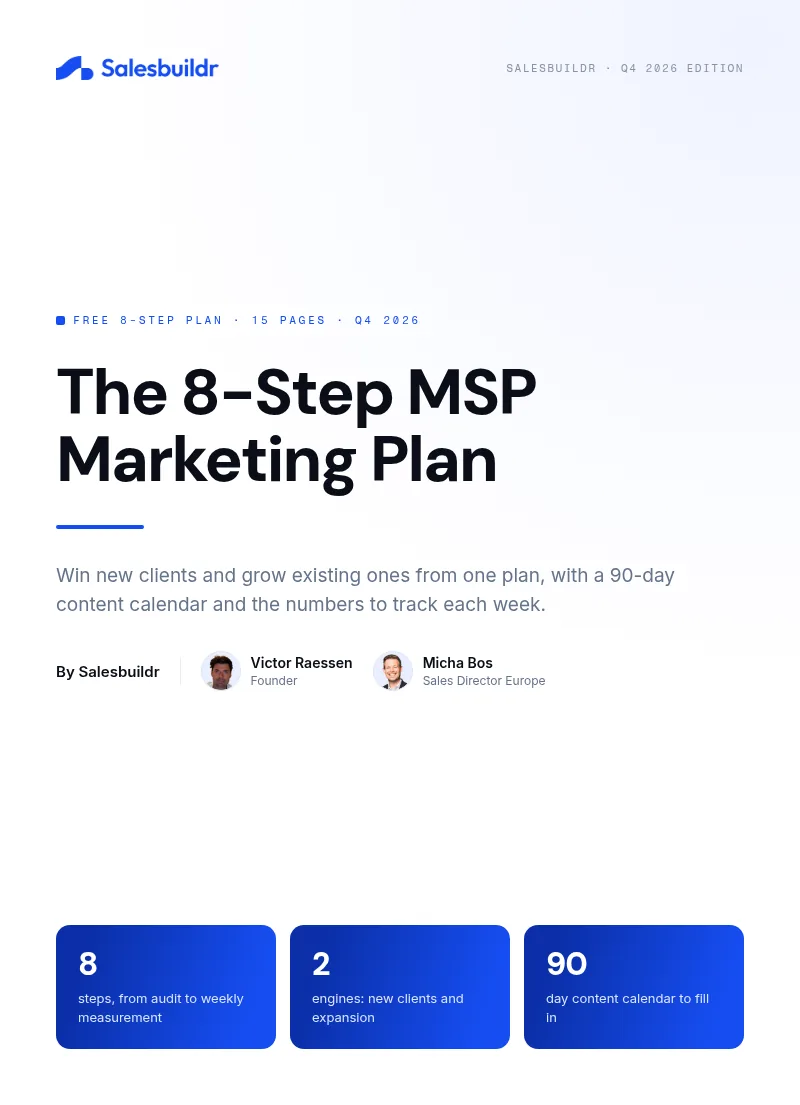 The MSP Marketing Strategy Guide cover
