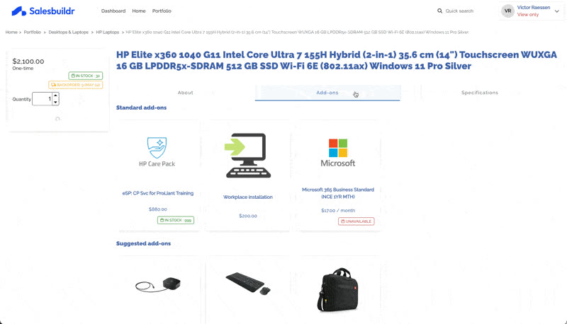 MSP Self-Service Storefront Demo